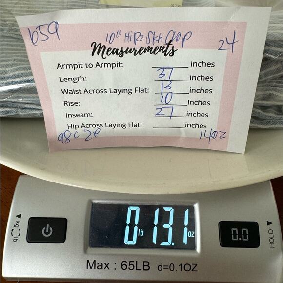 Madewell Striped High Rise Skinny Crop Stretch Jeans Preppy Coastal Classic 24 - Picture 11 of 11